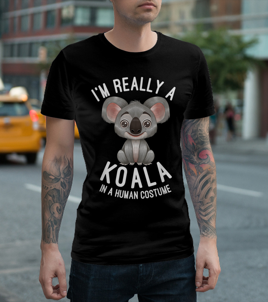 I'm Really A Koala In A Human Costume Koalas T-Shirt