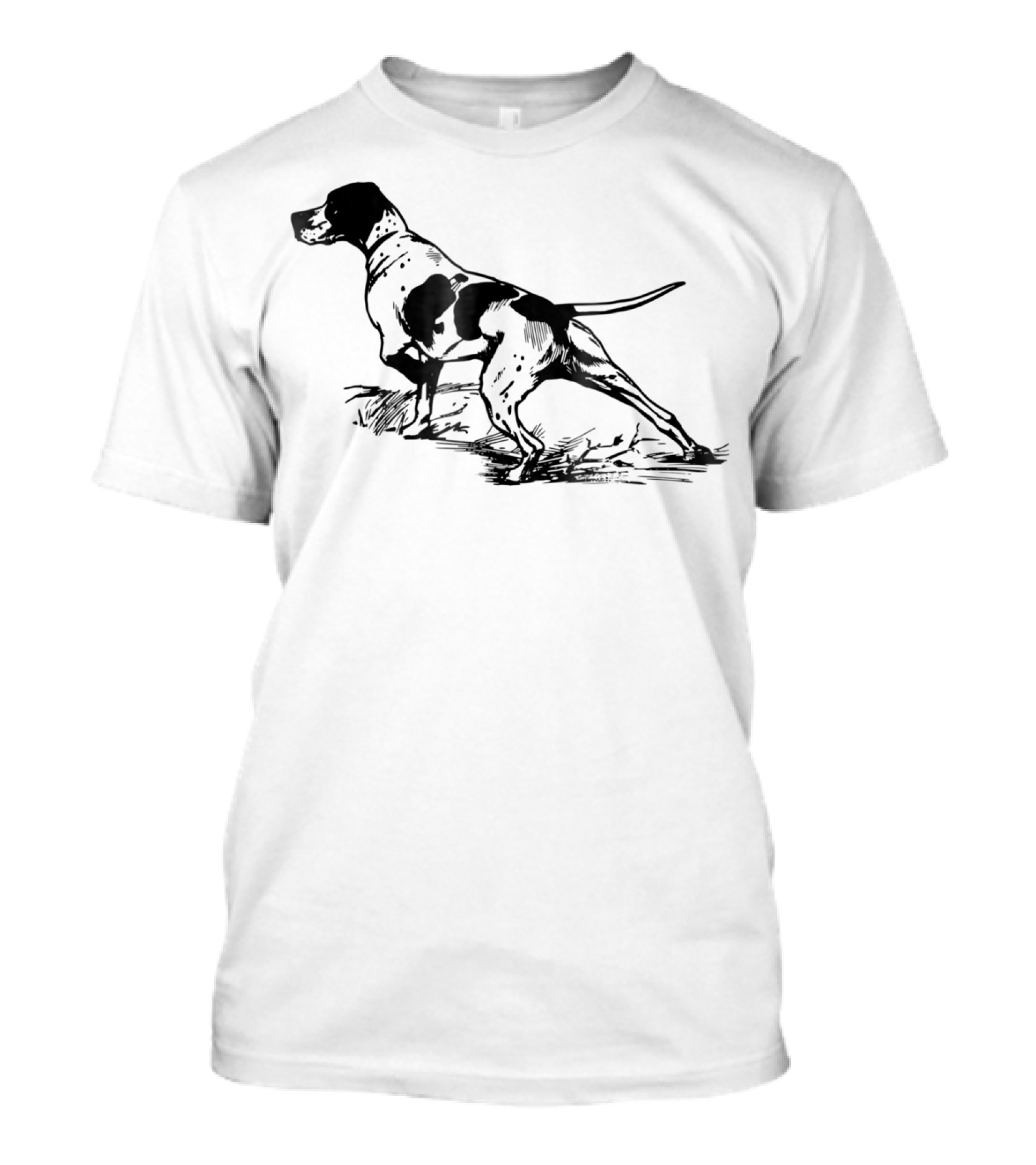 English Pointer Dog In Hunting Stance T-Shirt