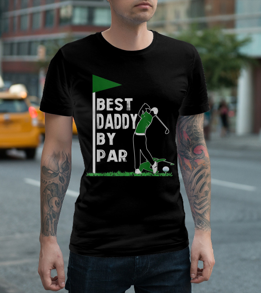 Best Daddy By Par Funny Golf Lover Father's Day T-Shirt