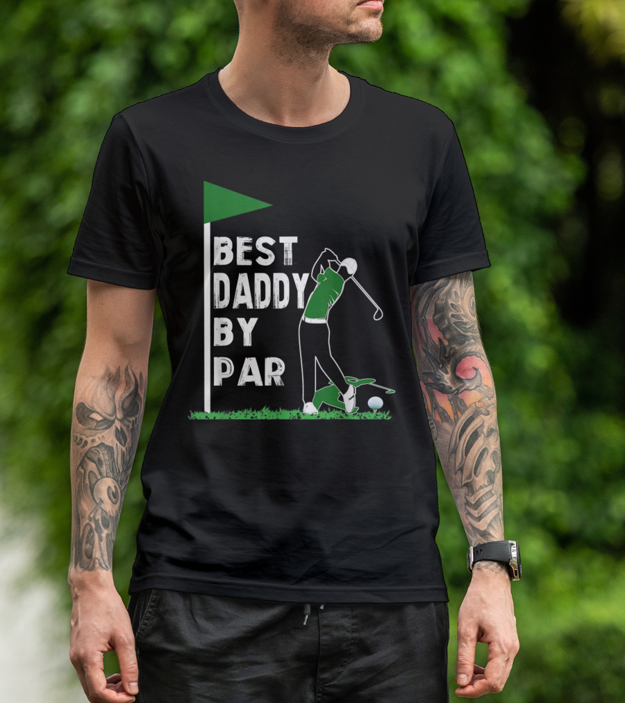 Best Daddy By Par Funny Golf Lover Father's Day T-Shirt