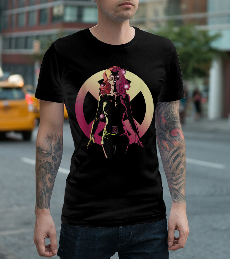 Marvel Phoenix Gradient X Men Jean Grey T-Shirt