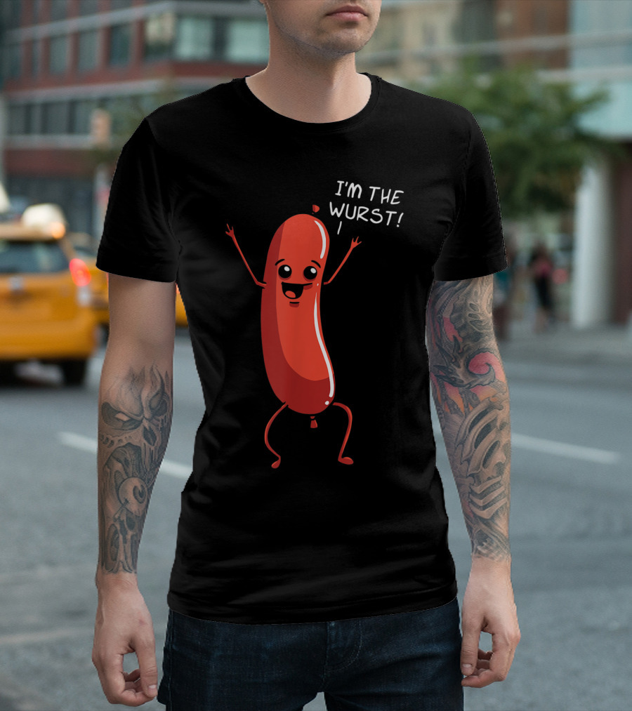 Oktoberfest I'm The Wurst Happy Sausage T-Shirt