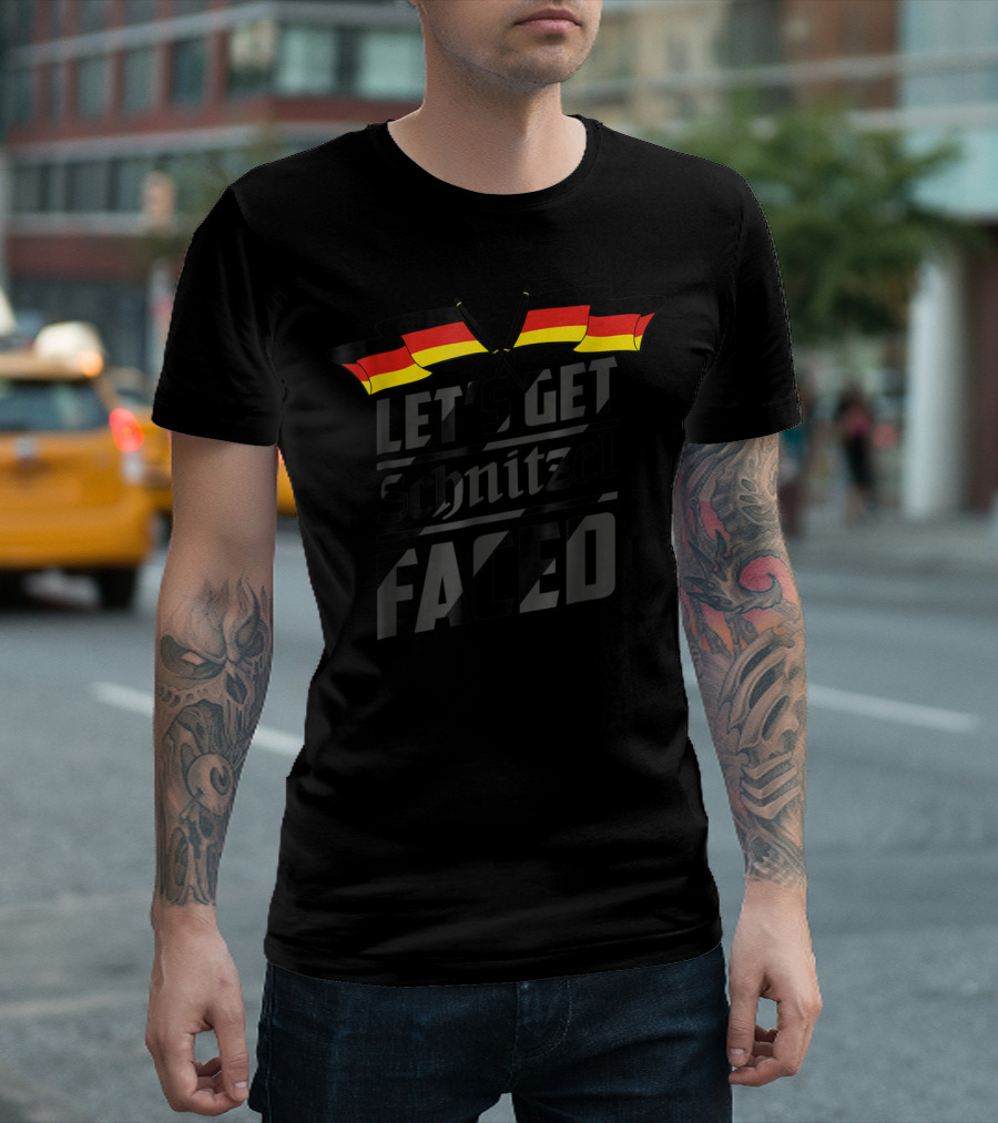 Let's Get Schnitzel Faced Oktoberfest Outfit Ideas Female Mens Girl T-Shirt