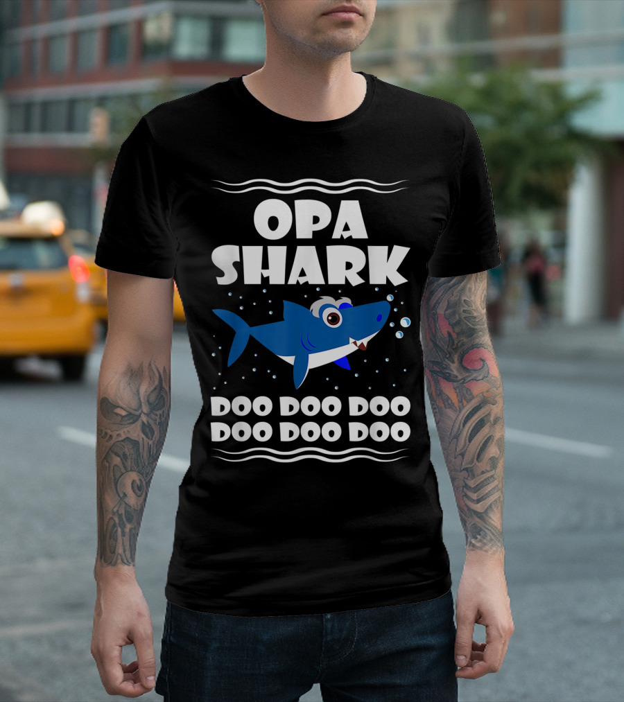 Opa Shark Doo Doo Doo Doo Doo Doo T-Shirt