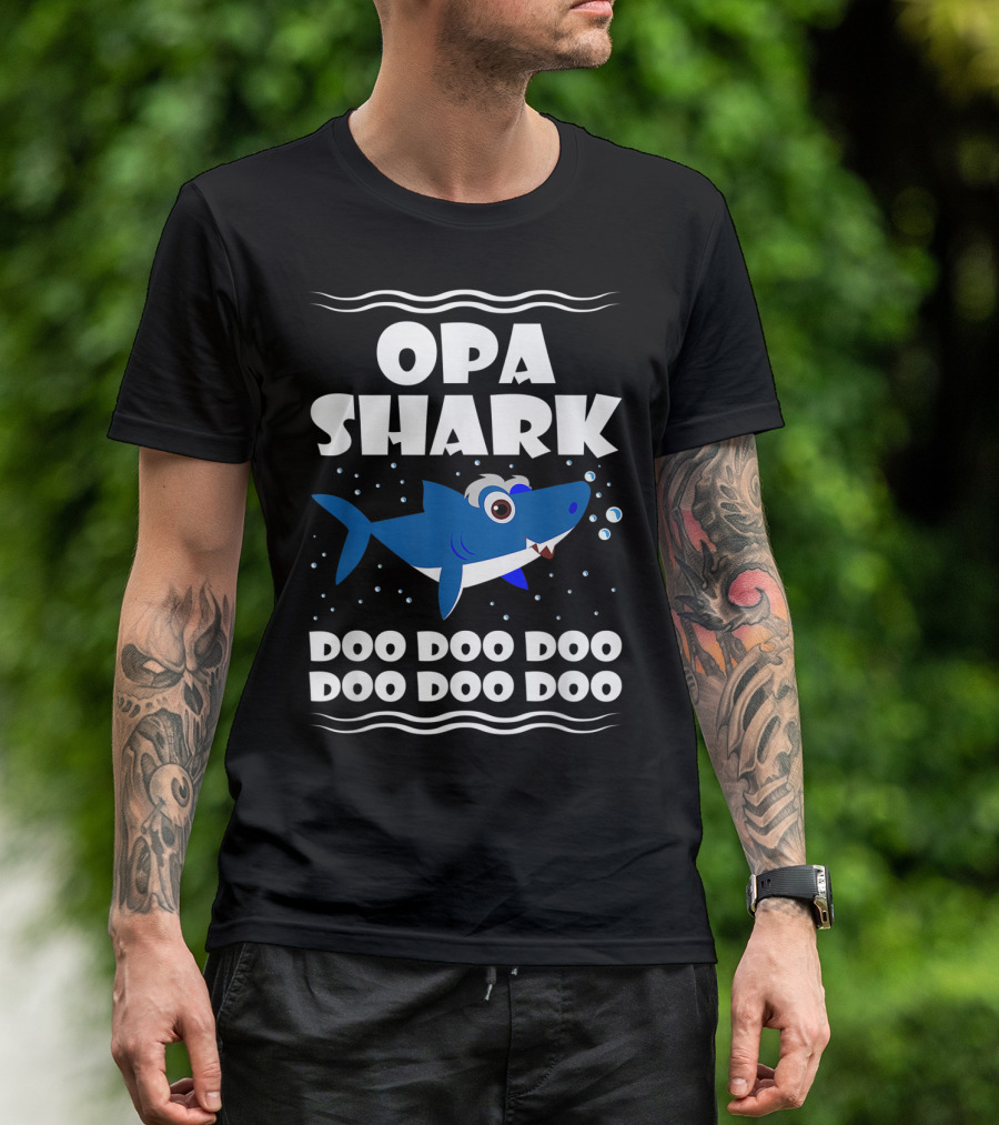 Opa Shark Doo Doo Doo Doo Doo Doo T-Shirt