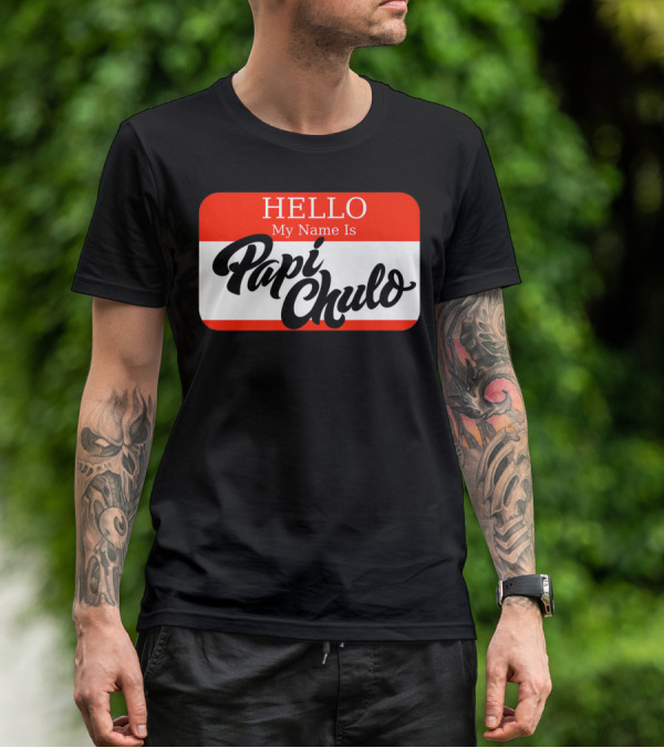 HELLO My Name Is Papi Chulo T-Shirt
