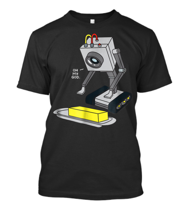 Rick And Morty Pass The Butter Oh My God Robot Scene T-Shirt