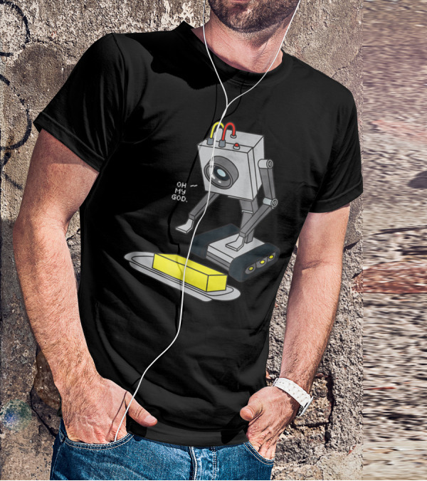 Rick And Morty Pass The Butter Oh My God Robot Scene T-Shirt