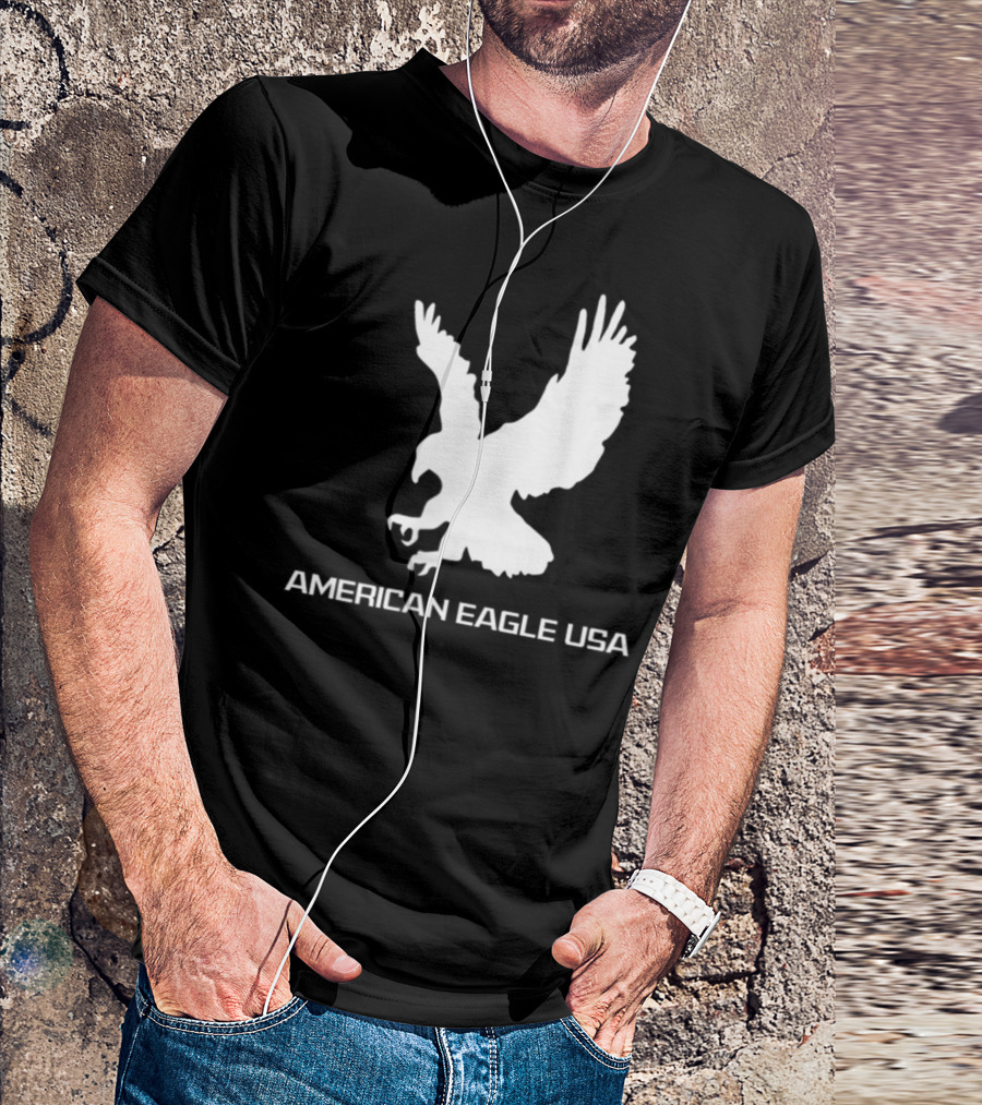 American Eagle USA Iconic Emblem T-Shirt