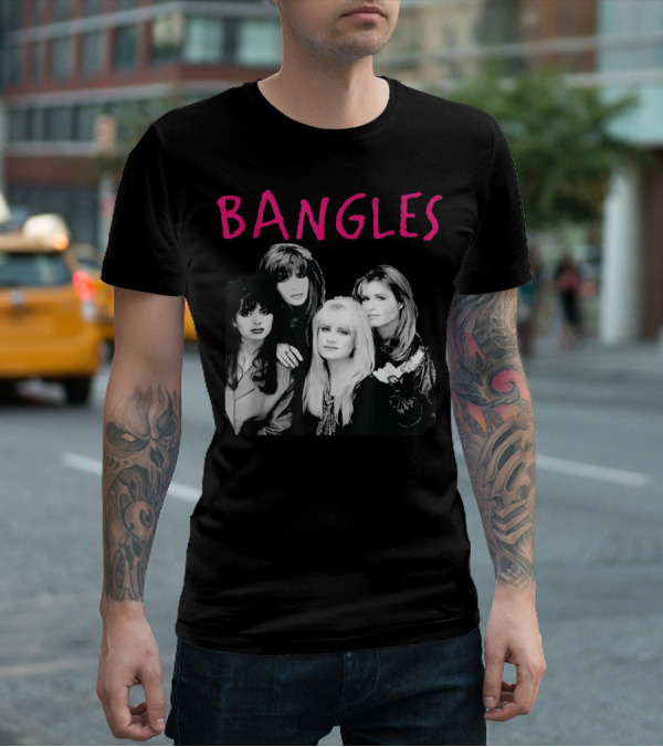 Bangles Band Iconic Pop Rock Group Members T-Shirt