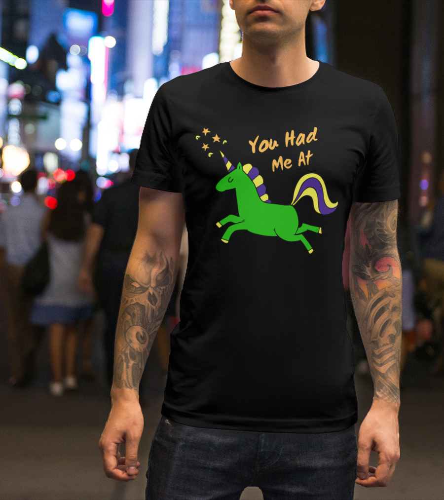 You Had Me At Funny Unicorn Youth Magical Horse T-Shirt
