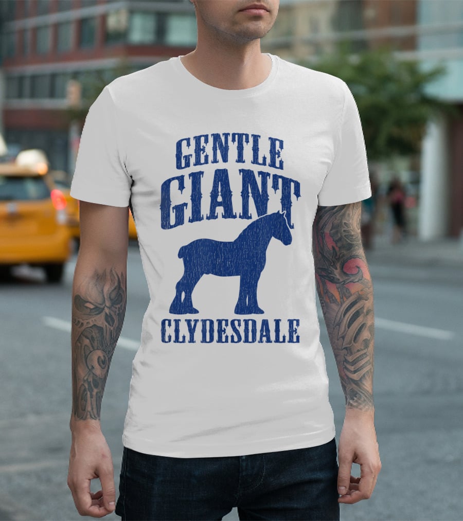Gentle Giant Clydesdale Draft Horse T-Shirt