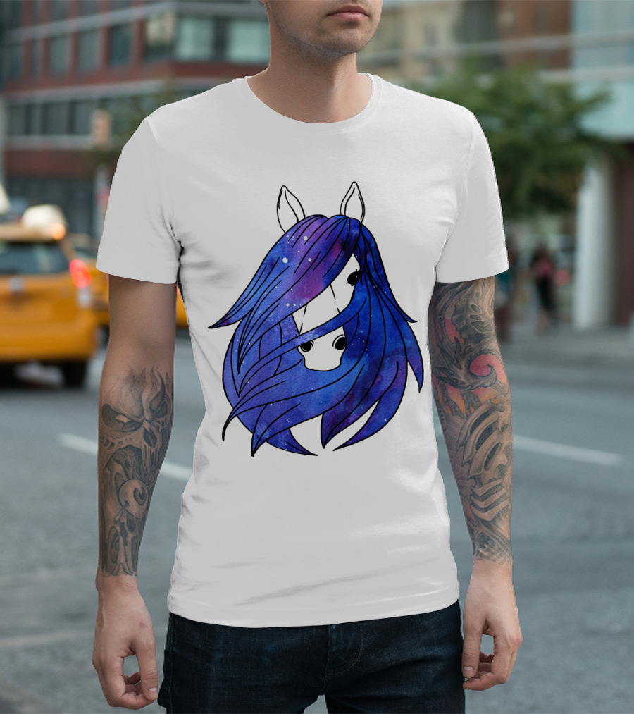 Galaxy Horse Mystical Equestrian for Girls with Starry Mane T-Shirt
