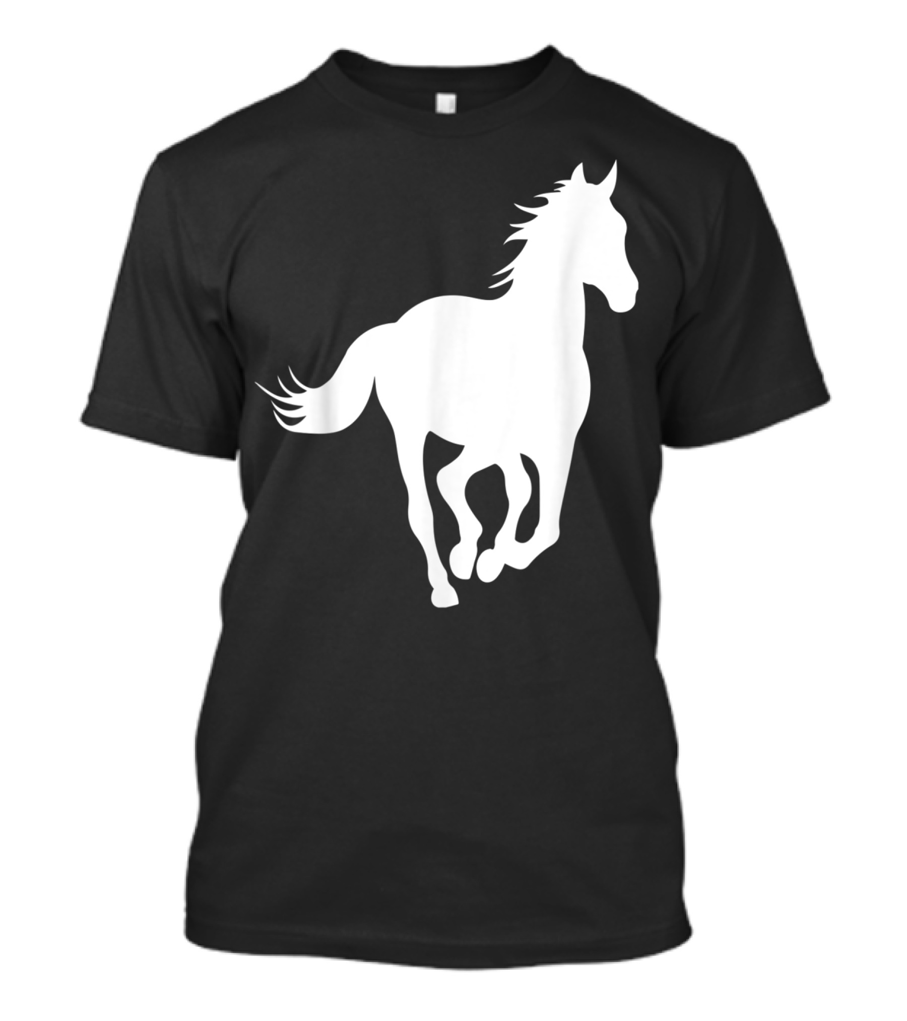 Galloping Horse Silhouette For Horse Owners And Riders T-Shirt