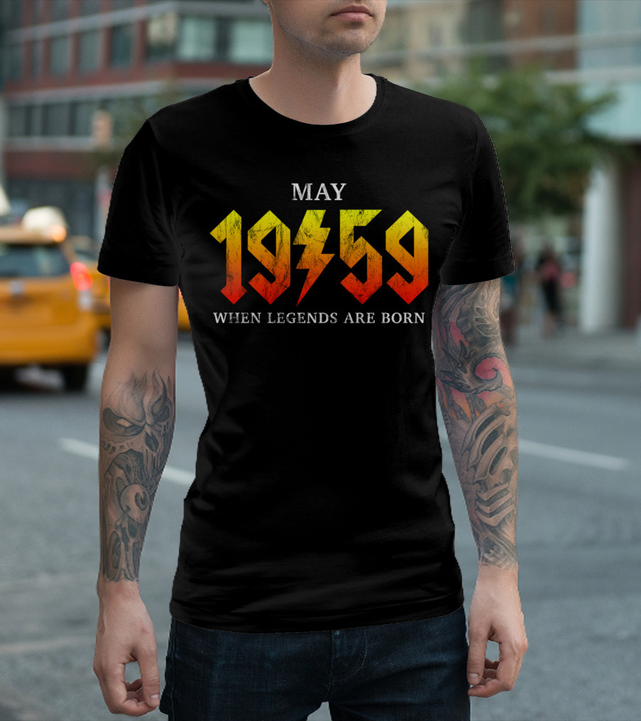 May 1959 When Legends Are Born Classic Rock T-Shirt