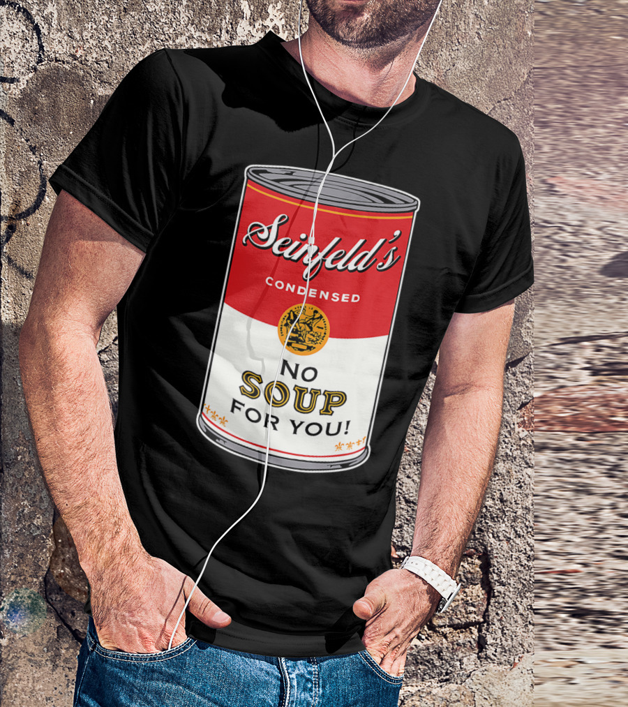 Seinfeld's Condensed No Soup For You Comedy T-Shirt