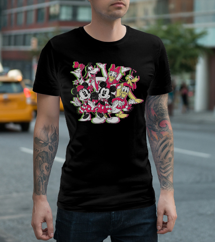 Disney Classic Characters Featuring Mickey Minnie Donald Goofy and Daisy T-Shirt