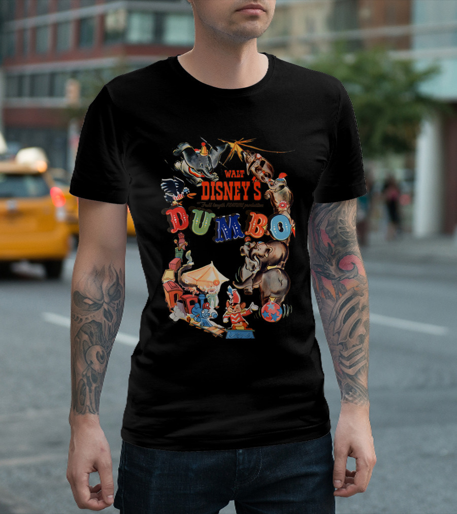 Walt Disney's Dumbo Classic Characters Circus T-Shirt