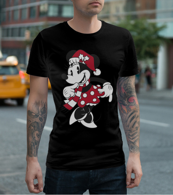 Disney Minnie Mouse Christmas Festive Attire T-Shirt