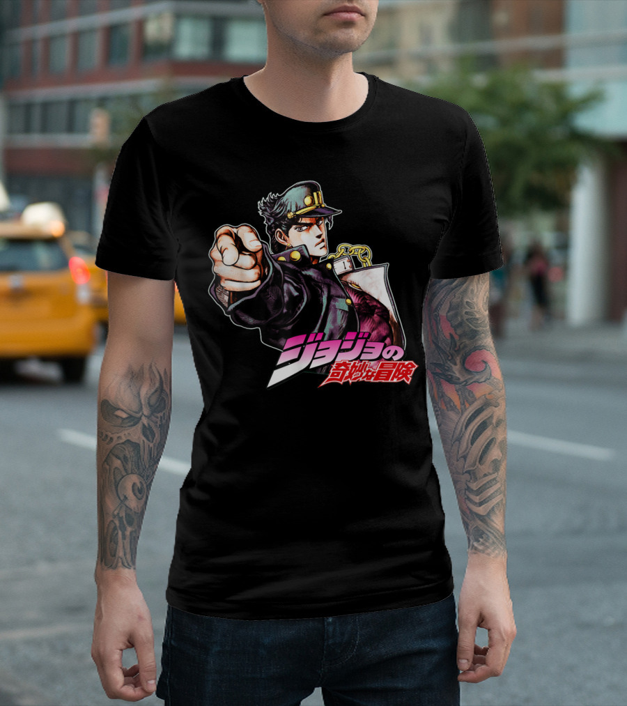 JoJo's Bizarre Adventure Classics Jotaro Kujo Manga T-Shirt
