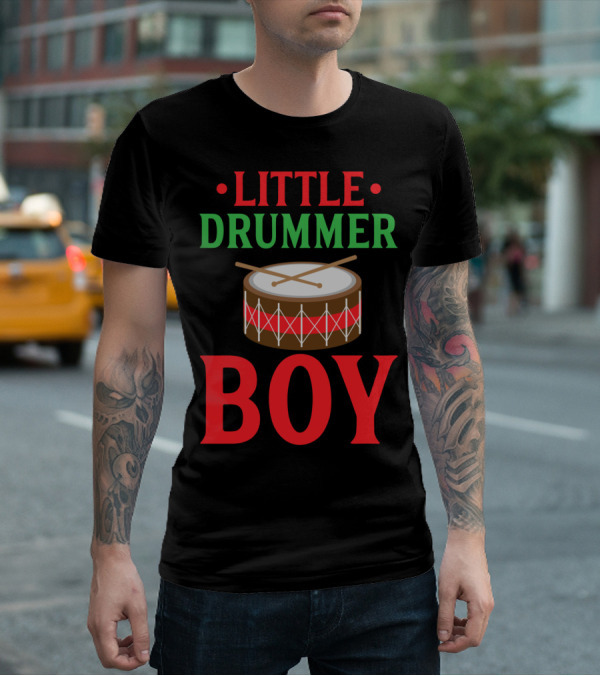 Little Drummer Boy Classic Christmas Drum T-Shirt