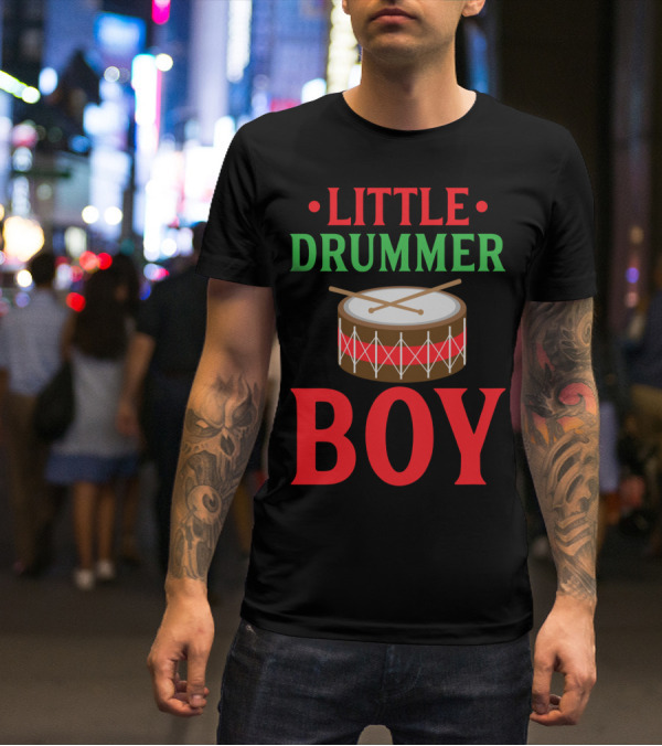 Little Drummer Boy Classic Christmas Drum T-Shirt