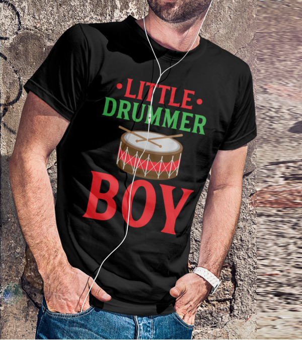 Little Drummer Boy Classic Christmas Drum T-Shirt