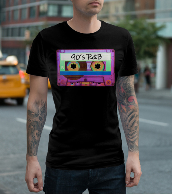 90's R&B Cassette Tape Retro Vibe T-Shirt