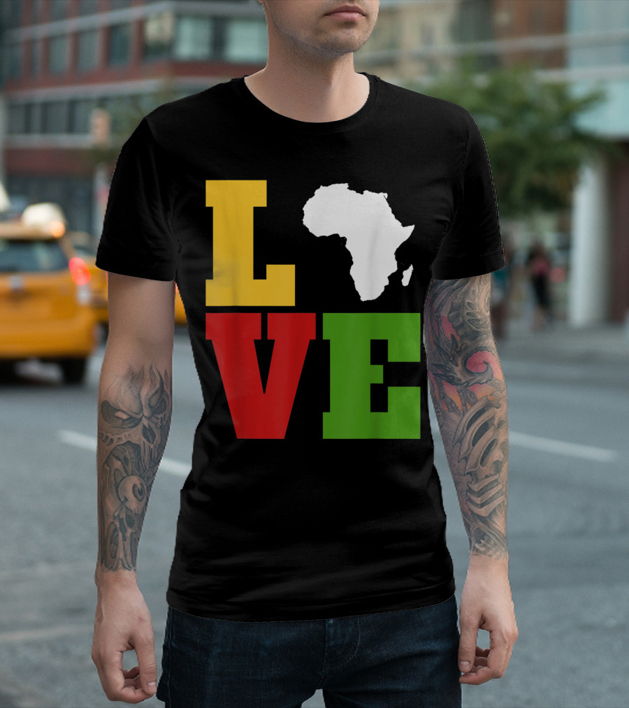 LOVE Africa Afrocentric African T-Shirt