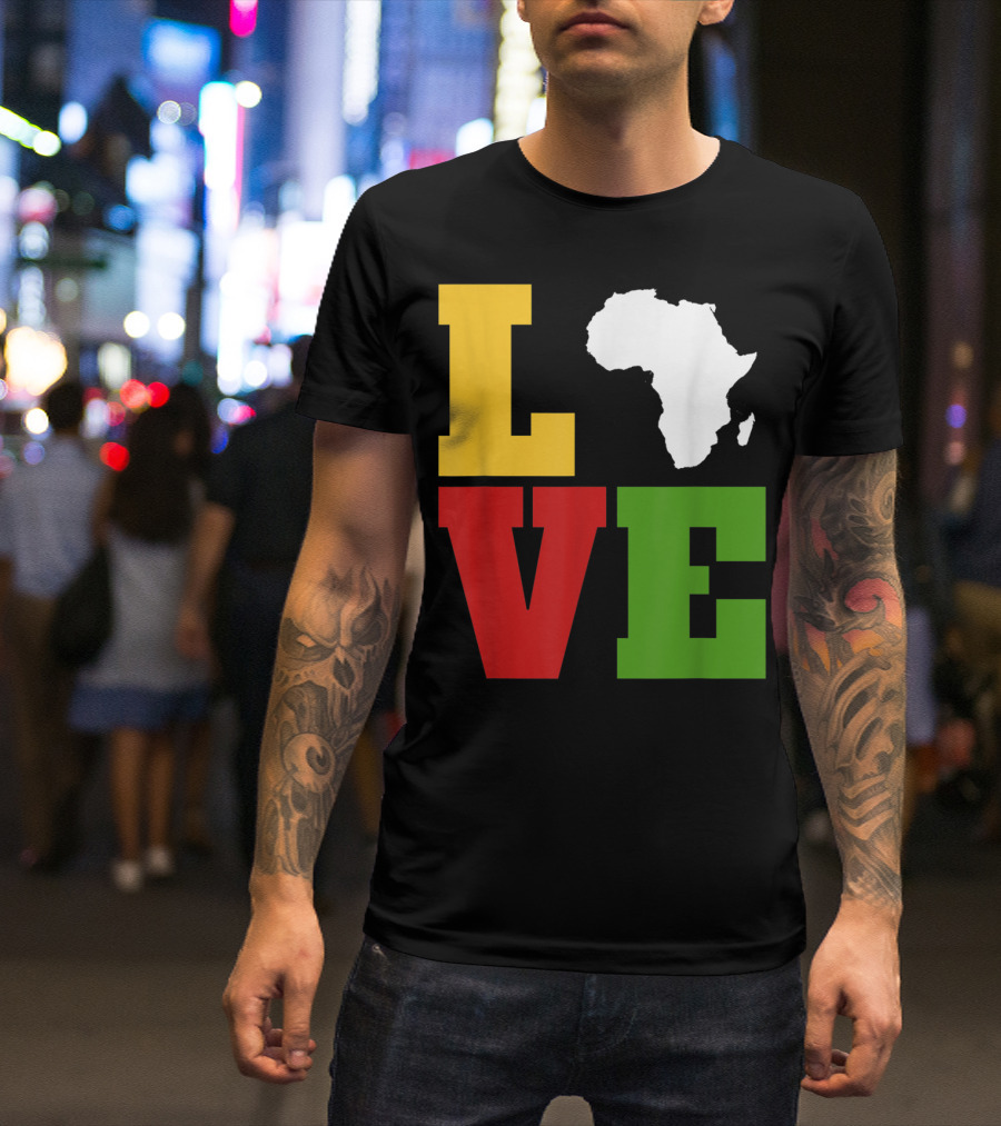 LOVE Africa Afrocentric African T-Shirt