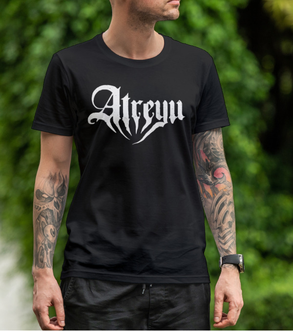 Atreyu Band Logo Gothic T-Shirt