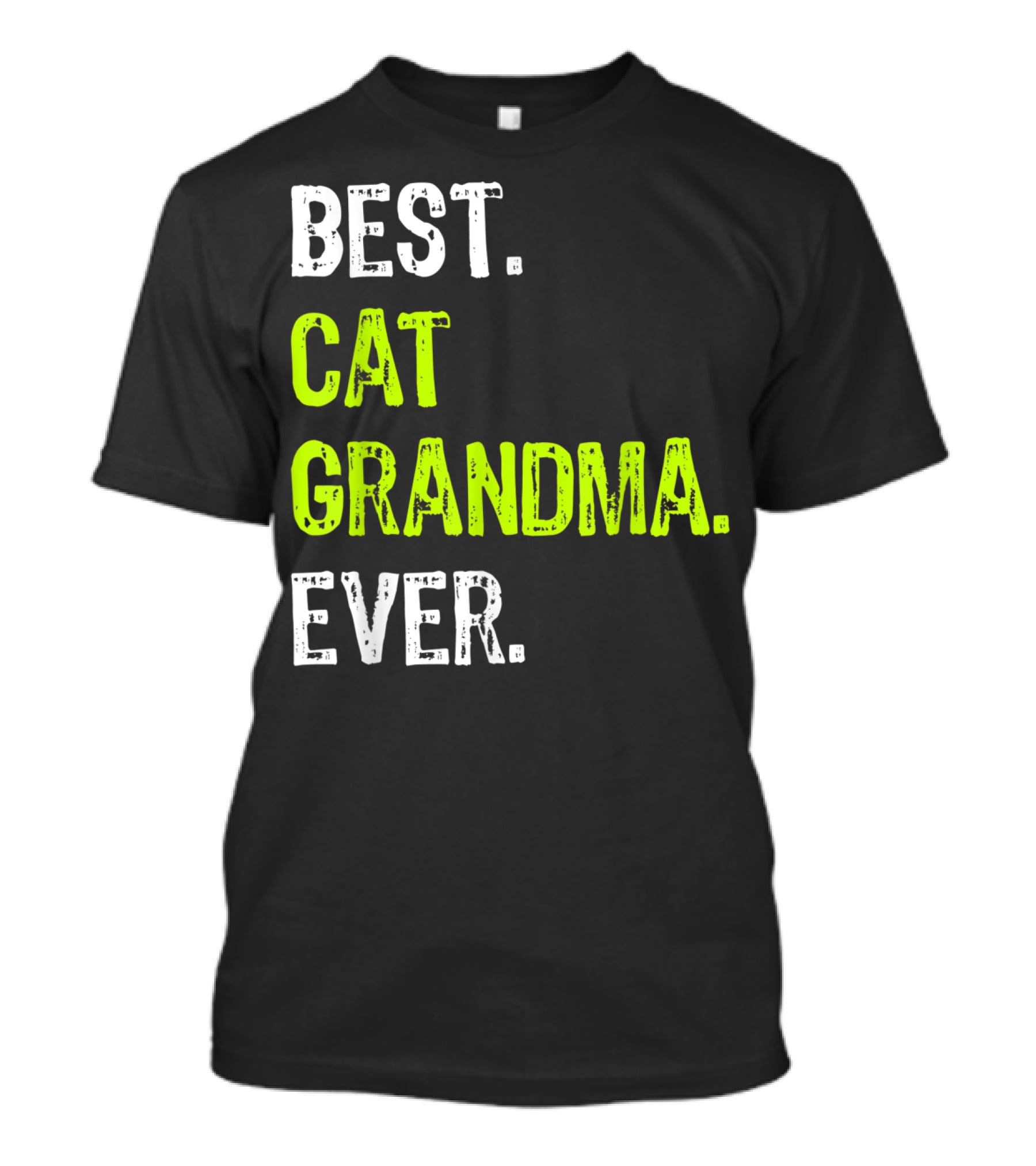 Best Cat Grandma Ever Retro Funny Grandmother T-Shirt