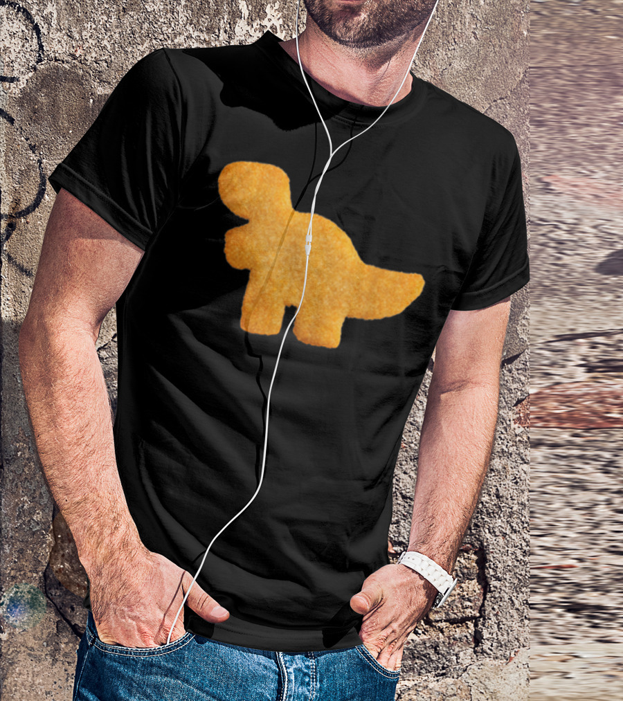 Dino T-Rex Chicken Nugget Funny Dinosaur T-Shirt