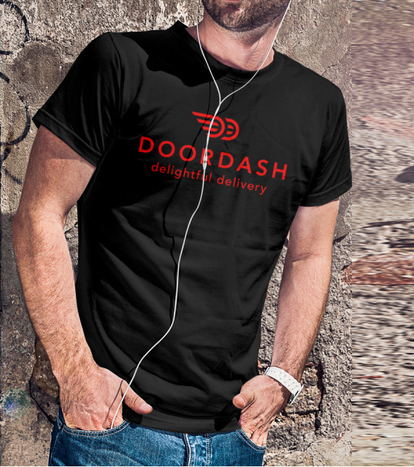 Doordash Dasher Delightful Delivery Driver Casual T-Shirt