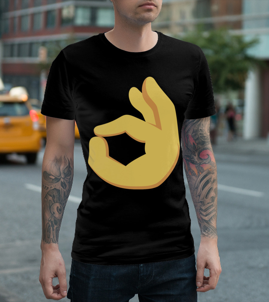 Emoji Ok Hand Sign Okay Yes Dank T-Shirt