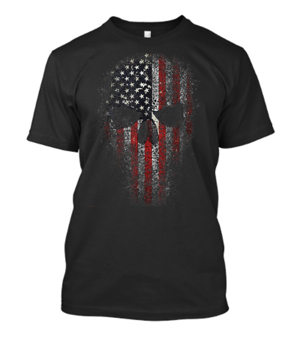 Epic USA Military American Skull Flag Patriot T-Shirt