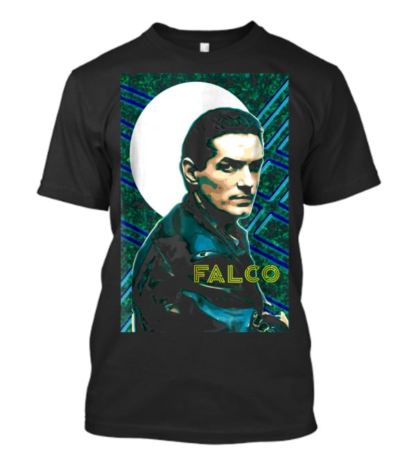 Falco Art Deco Retro Style Portrait T-Shirt