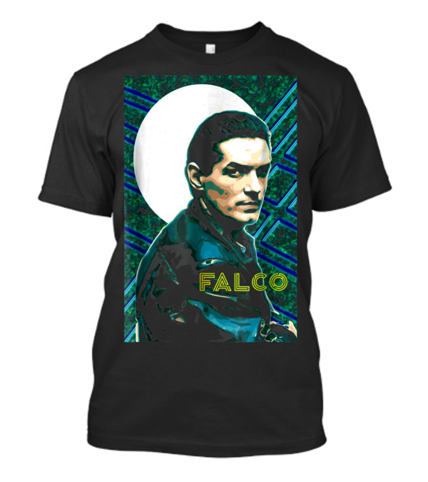 Falco Art Deco Retro Style Portrait T-Shirt