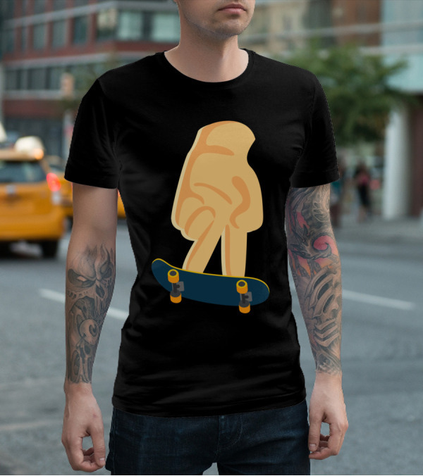 Fingerboard Skateboard Finger Skating Skateboard Board T-Shirt