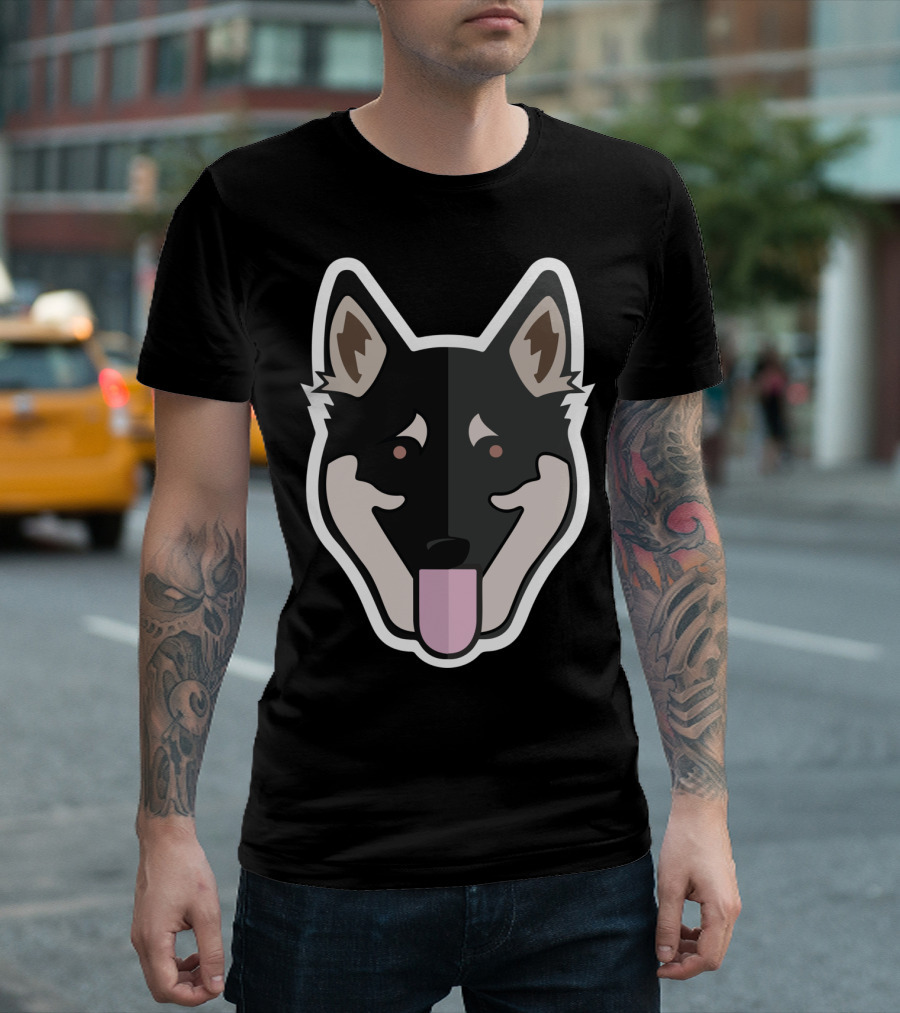German Shepherd Dog Face T-Shirt