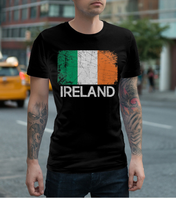 Ireland Flag Vintage T-Shirt