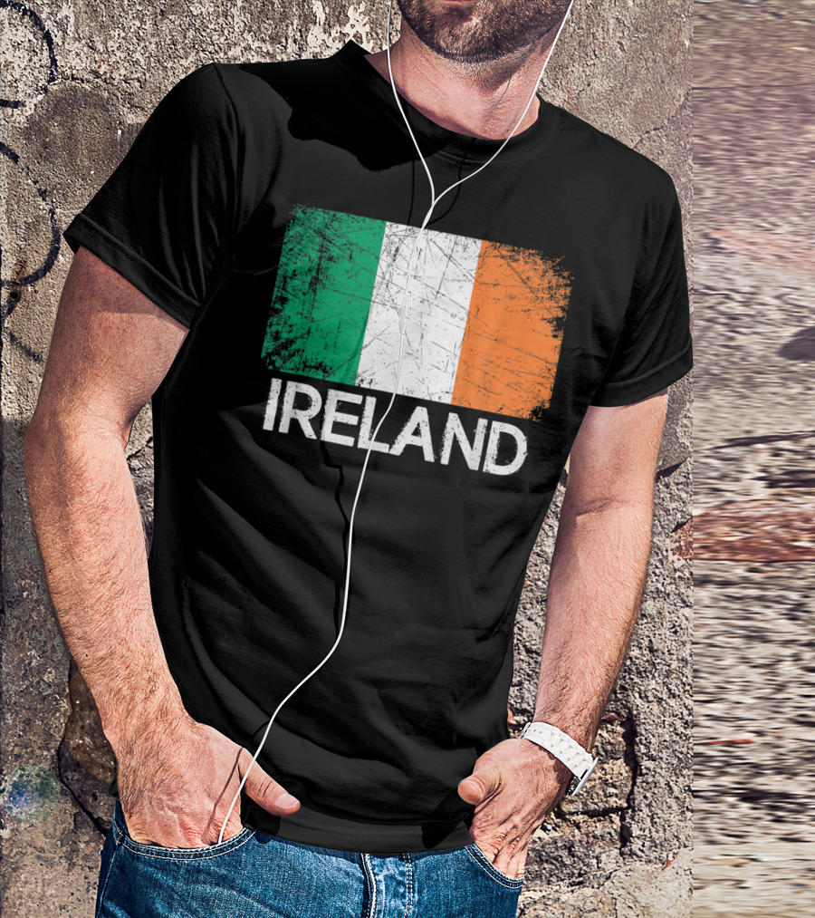 Ireland Flag Vintage T-Shirt