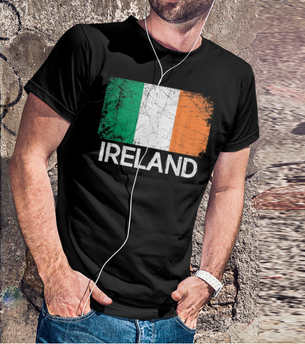 Ireland Flag Vintage T-Shirt