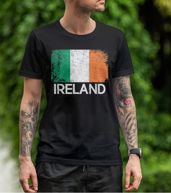 Ireland Flag Vintage T-Shirt