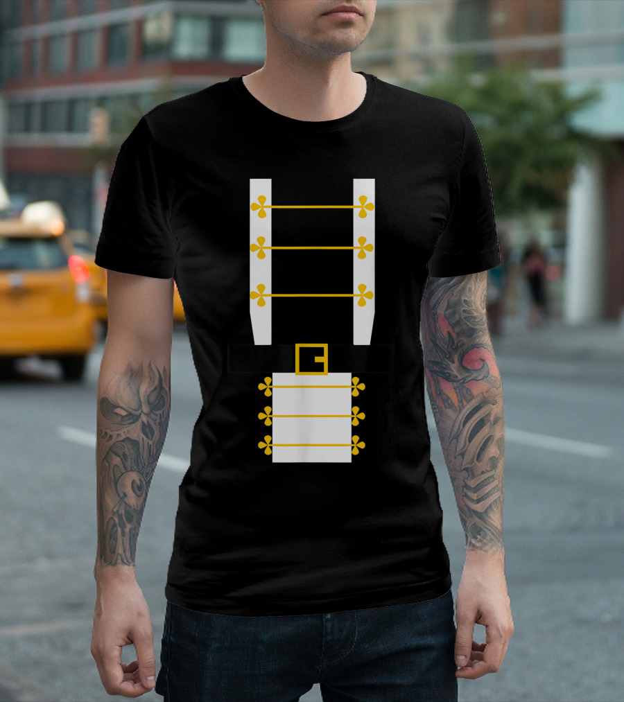 Nutcracker Soldier Costume Uniform Belt Buckle Ballet T-Shirt