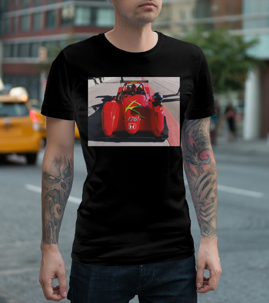 Honda Red Race Car 176 T-Shirt