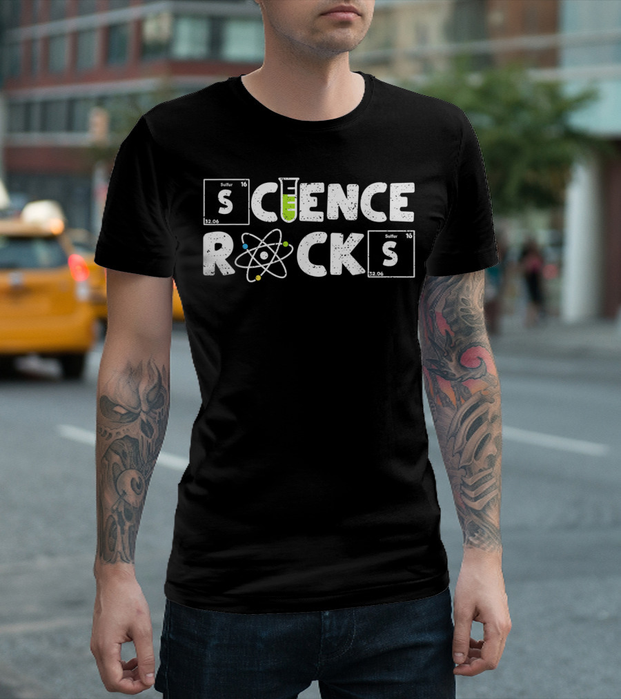 Science Rocks Teacher Scientist Sulfur Humor T-Shirt