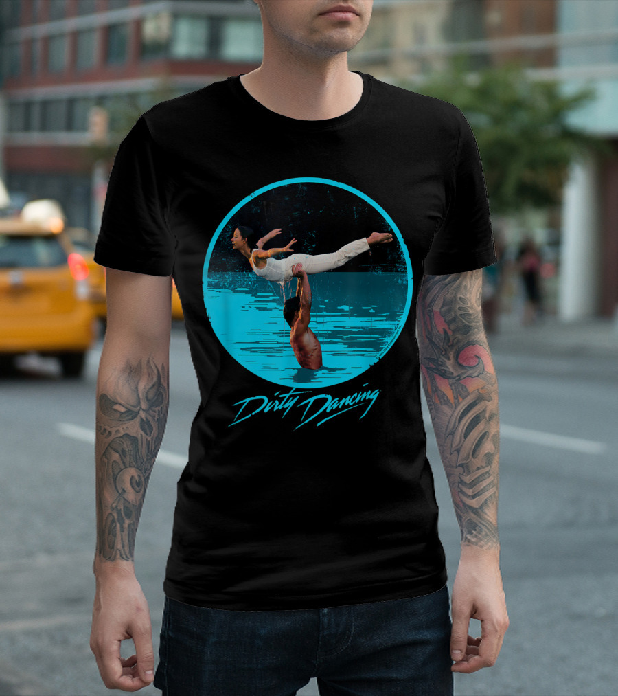 Dirty Dancing Iconic Lift Scene In Water T-Shirt