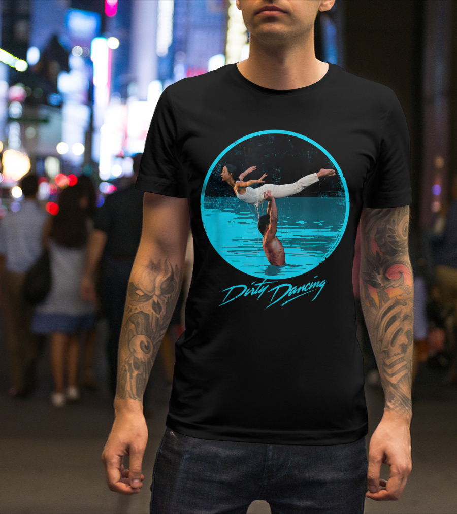 Dirty Dancing Iconic Lift Scene In Water T-Shirt