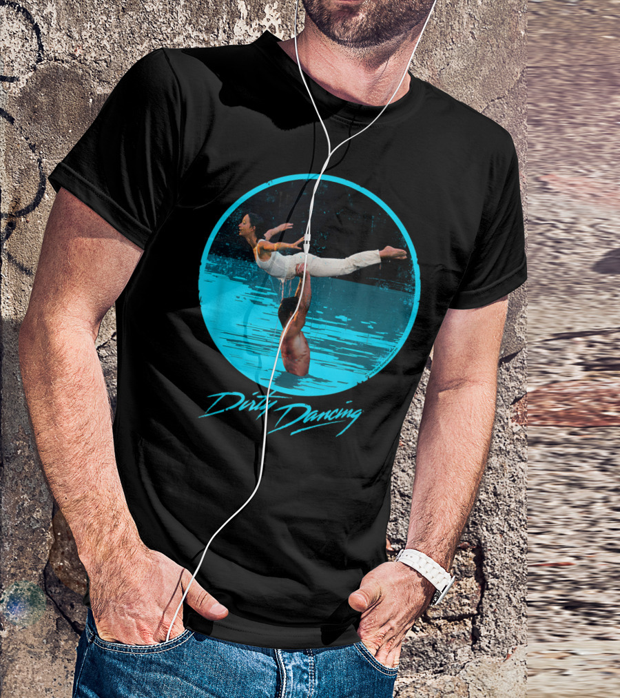 Dirty Dancing Iconic Lift Scene In Water T-Shirt